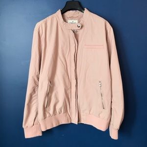 American Eagle Dusty Rose Bomber Jacket Size XL